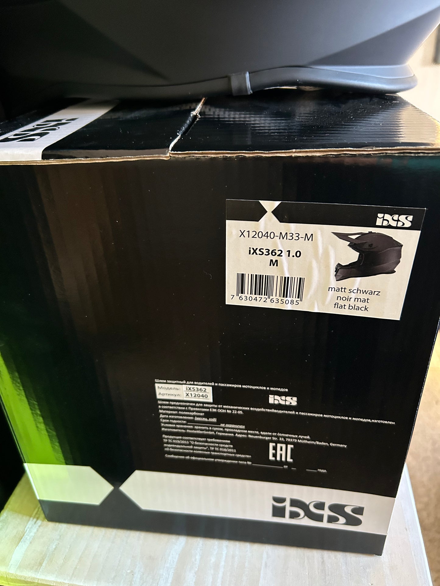 Casco motocross talla M IXS