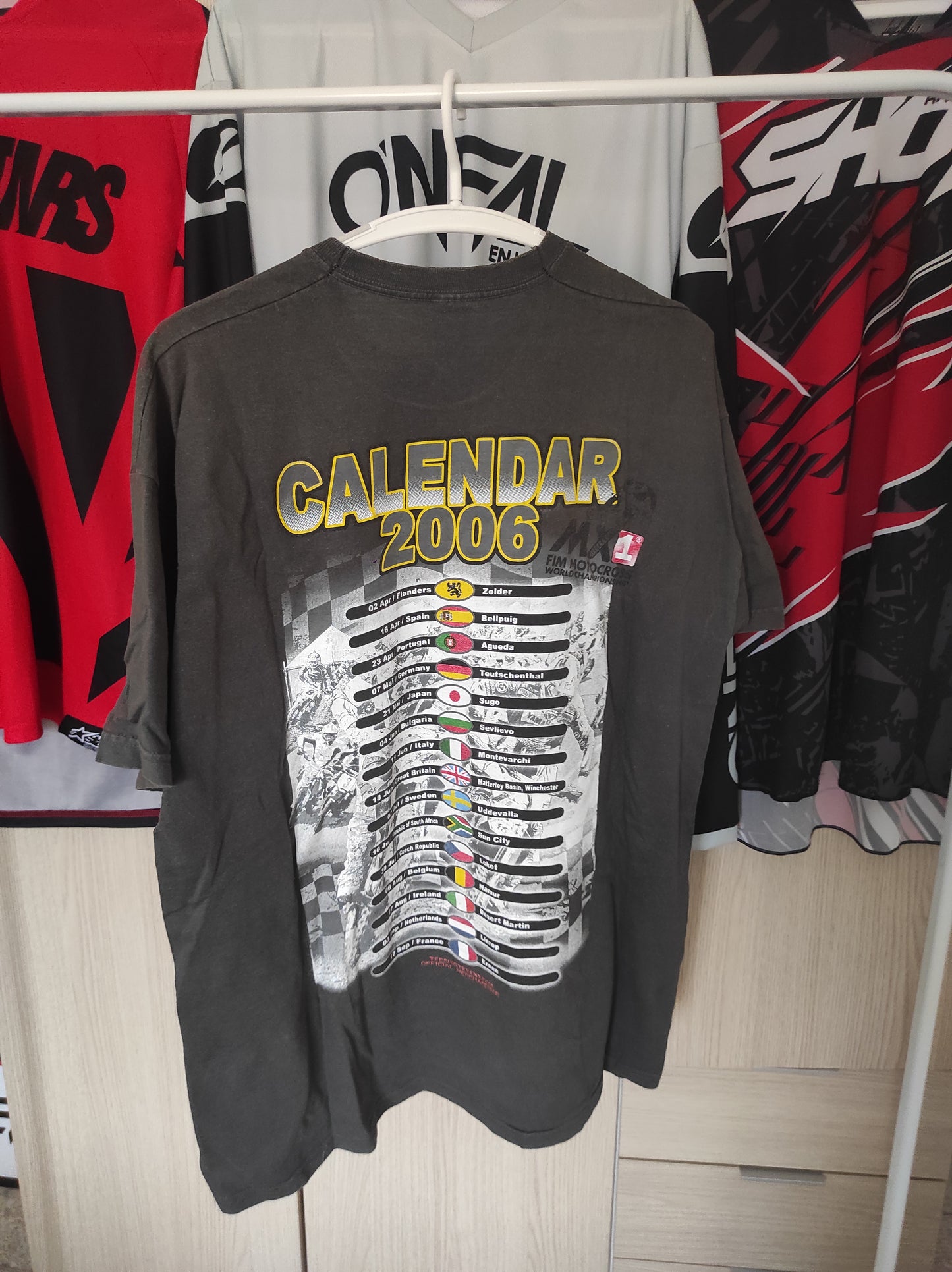 Camiseta motocross Mundial 2006 Retro