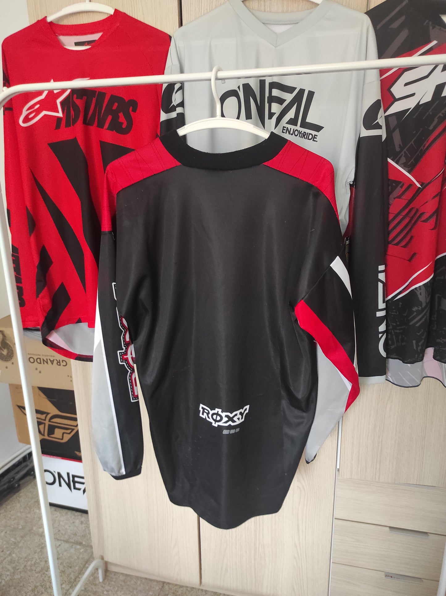 Camiseta retro Roxy motocross