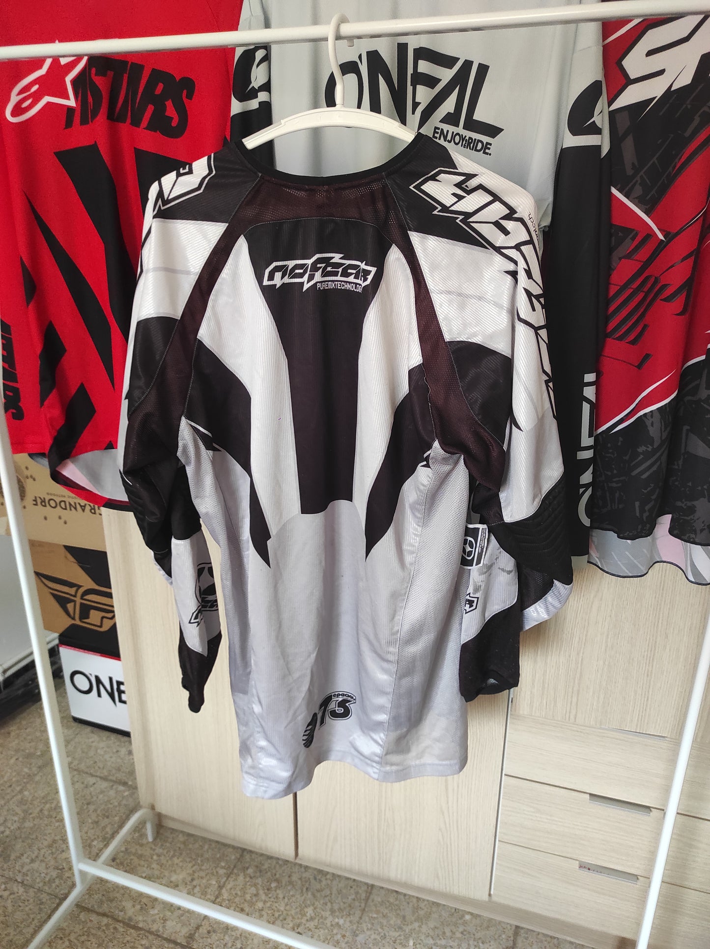 Camiseta No Fear motocross