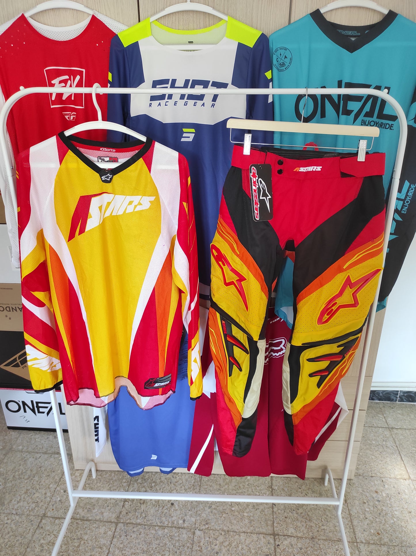 Traje Alpinestars Amarillo - Naranja