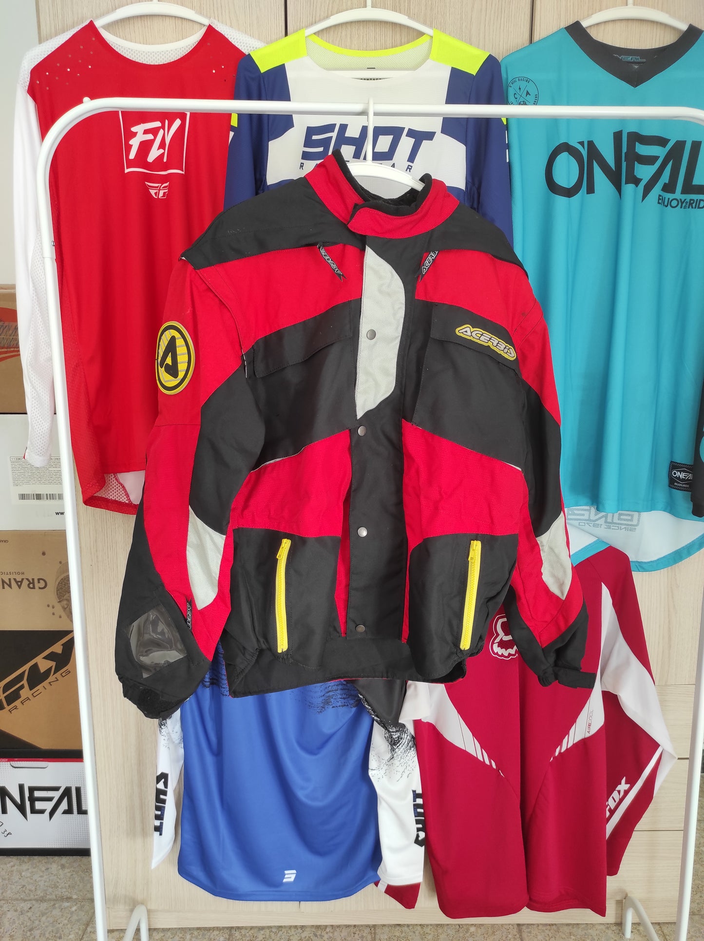 Equipación enduro Acerbis con chaqueta