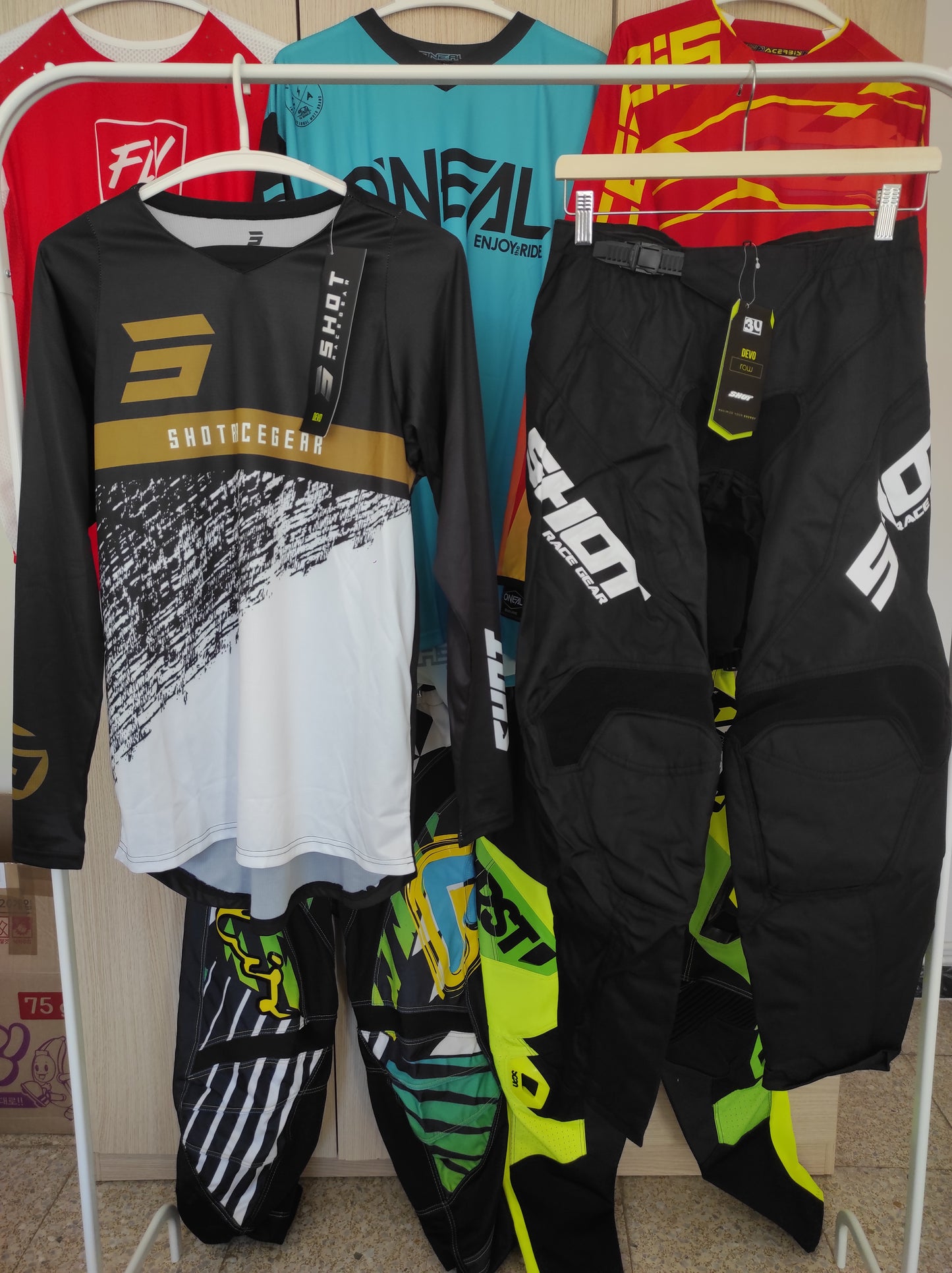 Equipación motocross Shot talla S