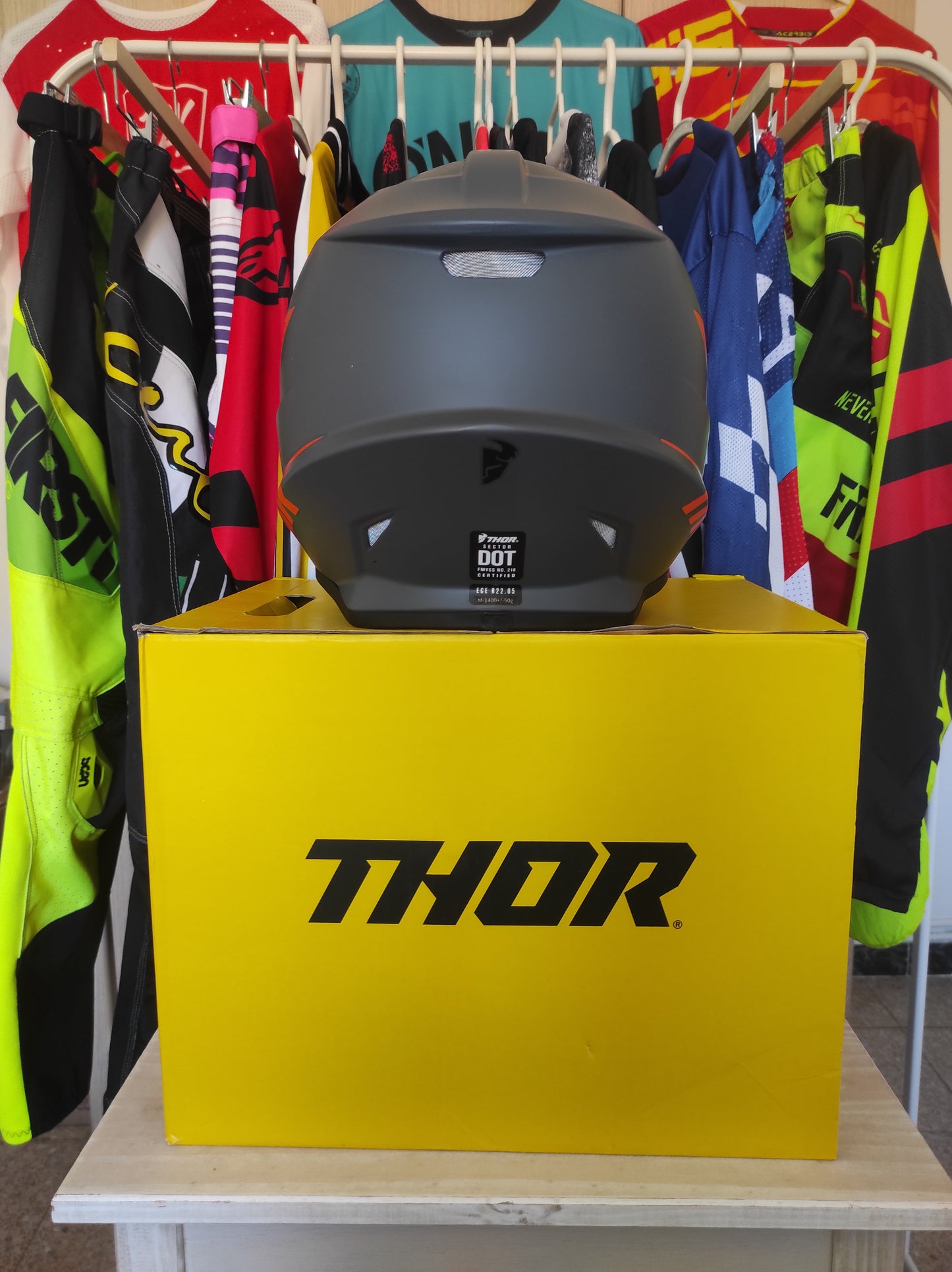 Casco Thor Sector Chev talla M