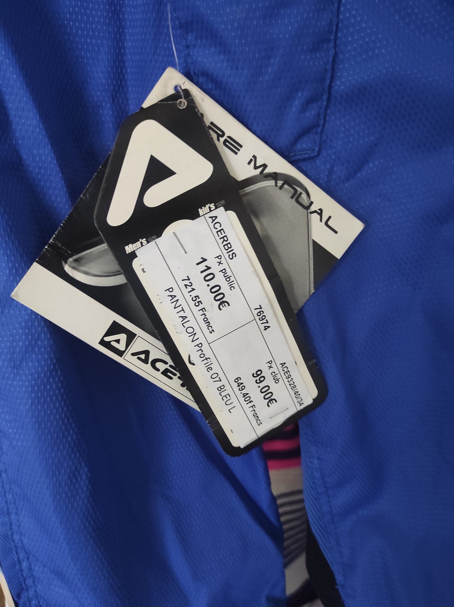 Pantalón motocross Ácerbis talla L 34