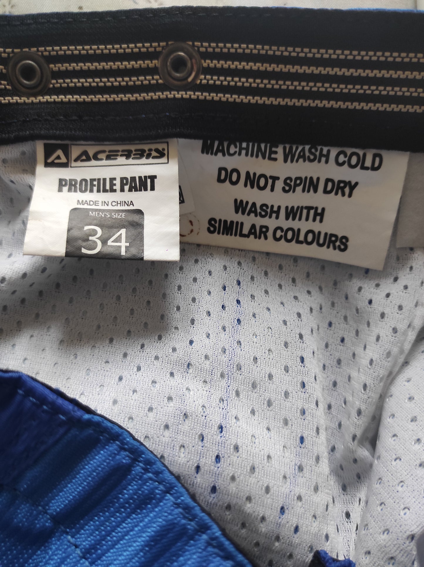 Pantalón motocross Ácerbis talla L 34