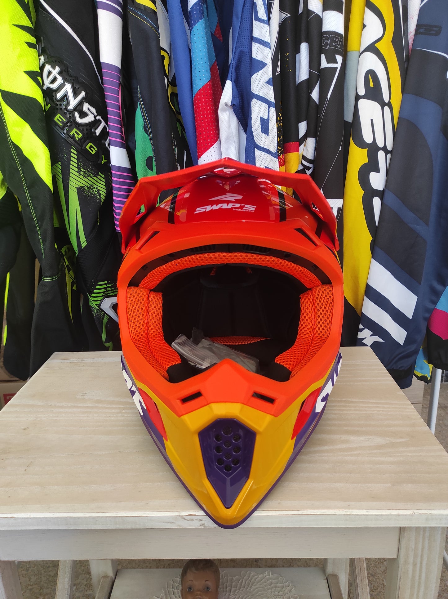 Casco motocross SWAPS (CON TARA)