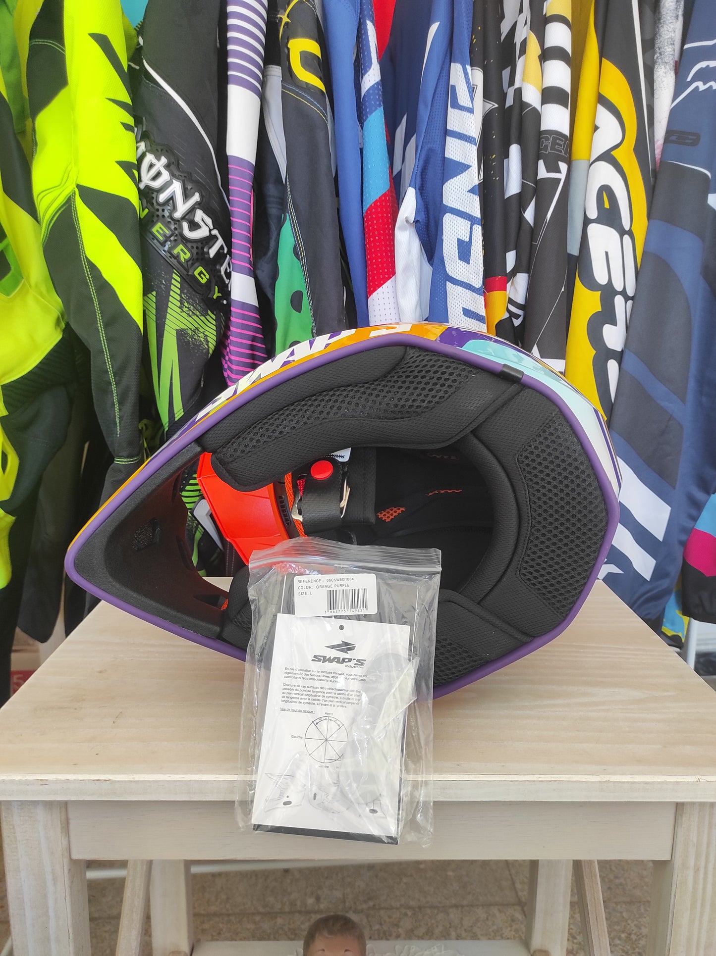 Casco motocross SWAPS (CON TARA)