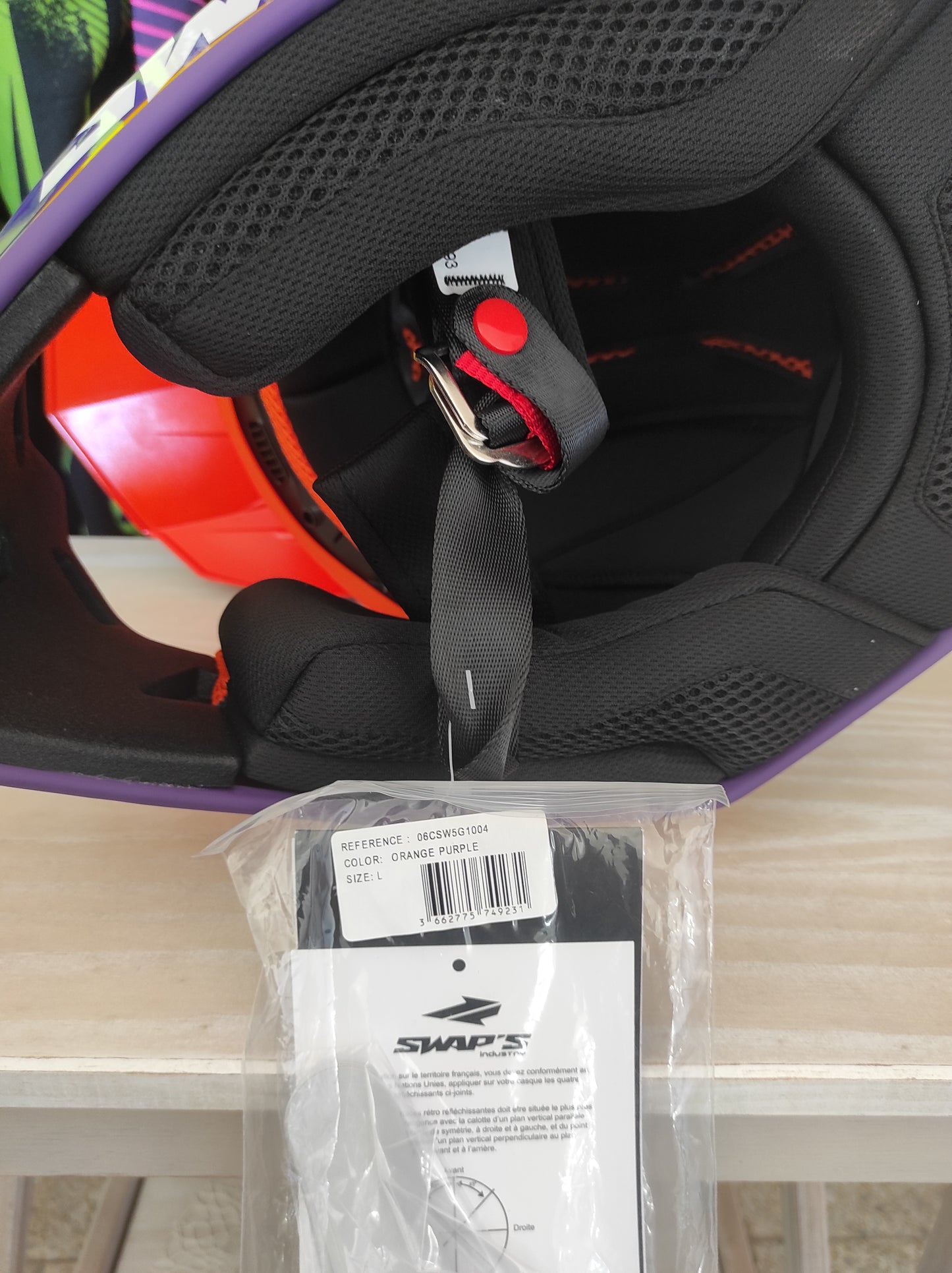 Casco motocross SWAPS (CON TARA)