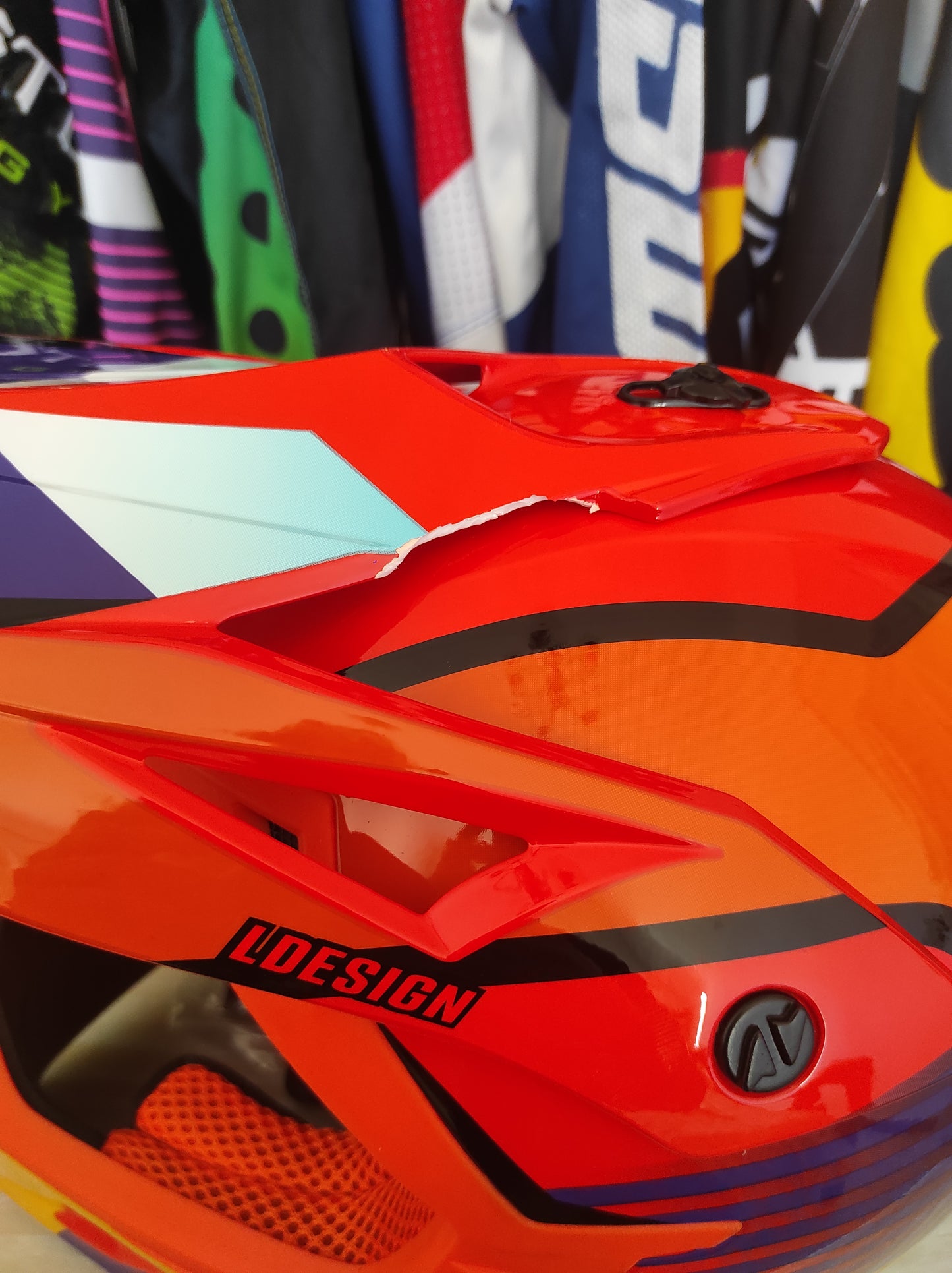 Casco motocross SWAPS (CON TARA)