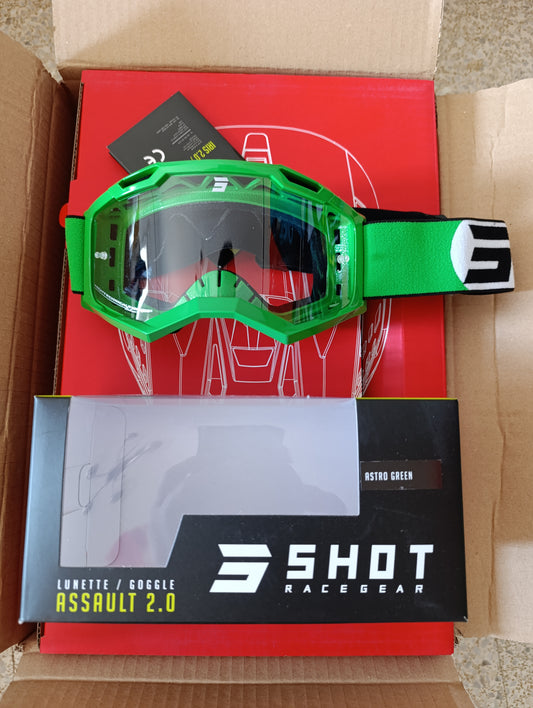 Gafas Cross Shot Assault 2.0. Verdes