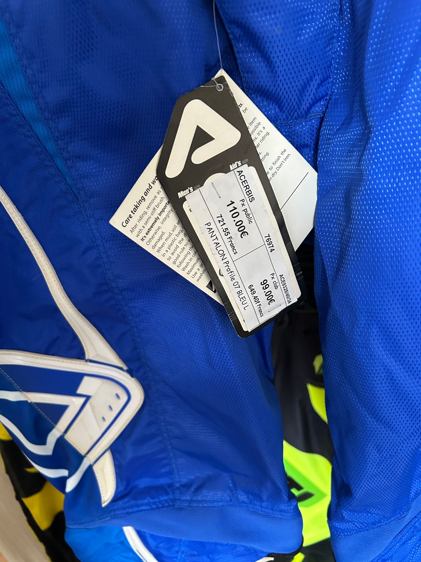 Pantalón motocross Ácerbis talla L 34