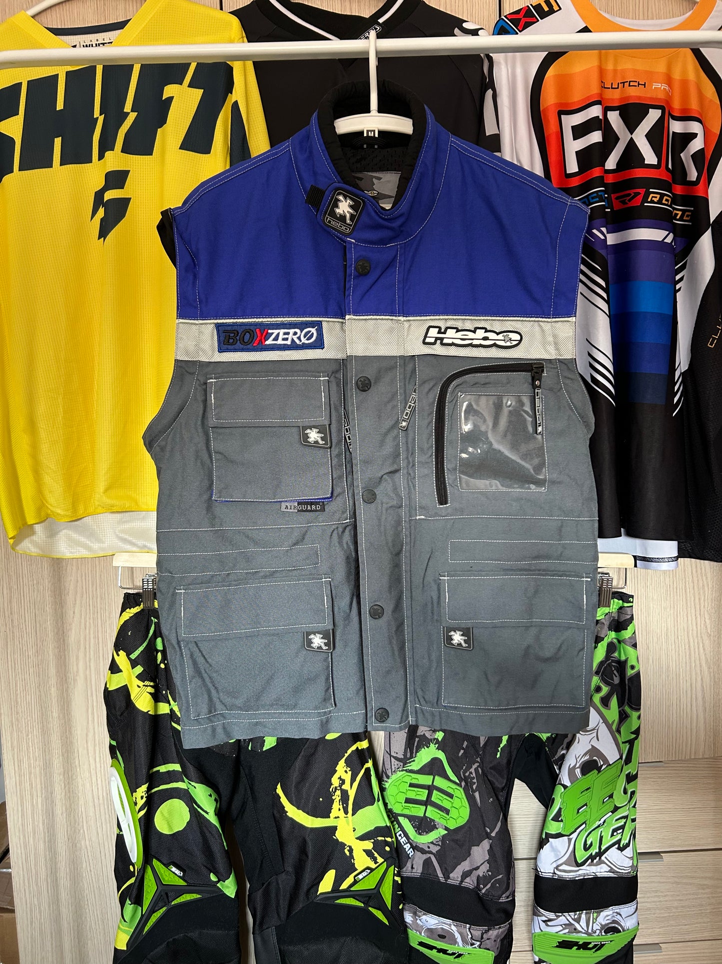 Cazadora Chaleco enduro Hebo